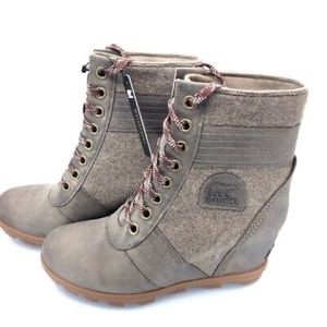 Sorel - Lexie Waterproof Leather Wedge Boot
